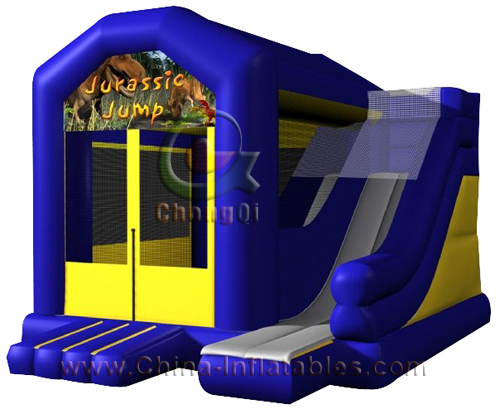 inflatable bouncer and slide combo